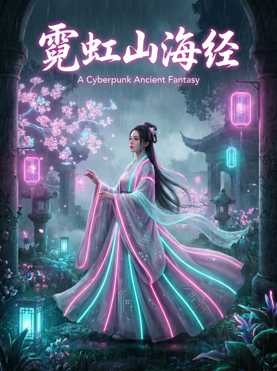 野花电影手机观看免费高清 古风奇缘短剧 - 霓虹山海经海报